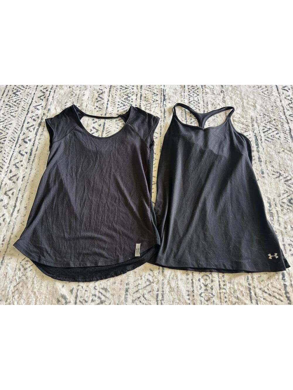 Under Armour Black Tank Tops - Size Small